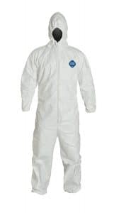 DuPont Tyvek Fabric Protective Coverall with Hood