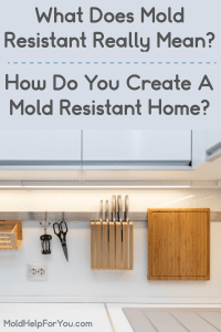 Mold resistant kitchen items