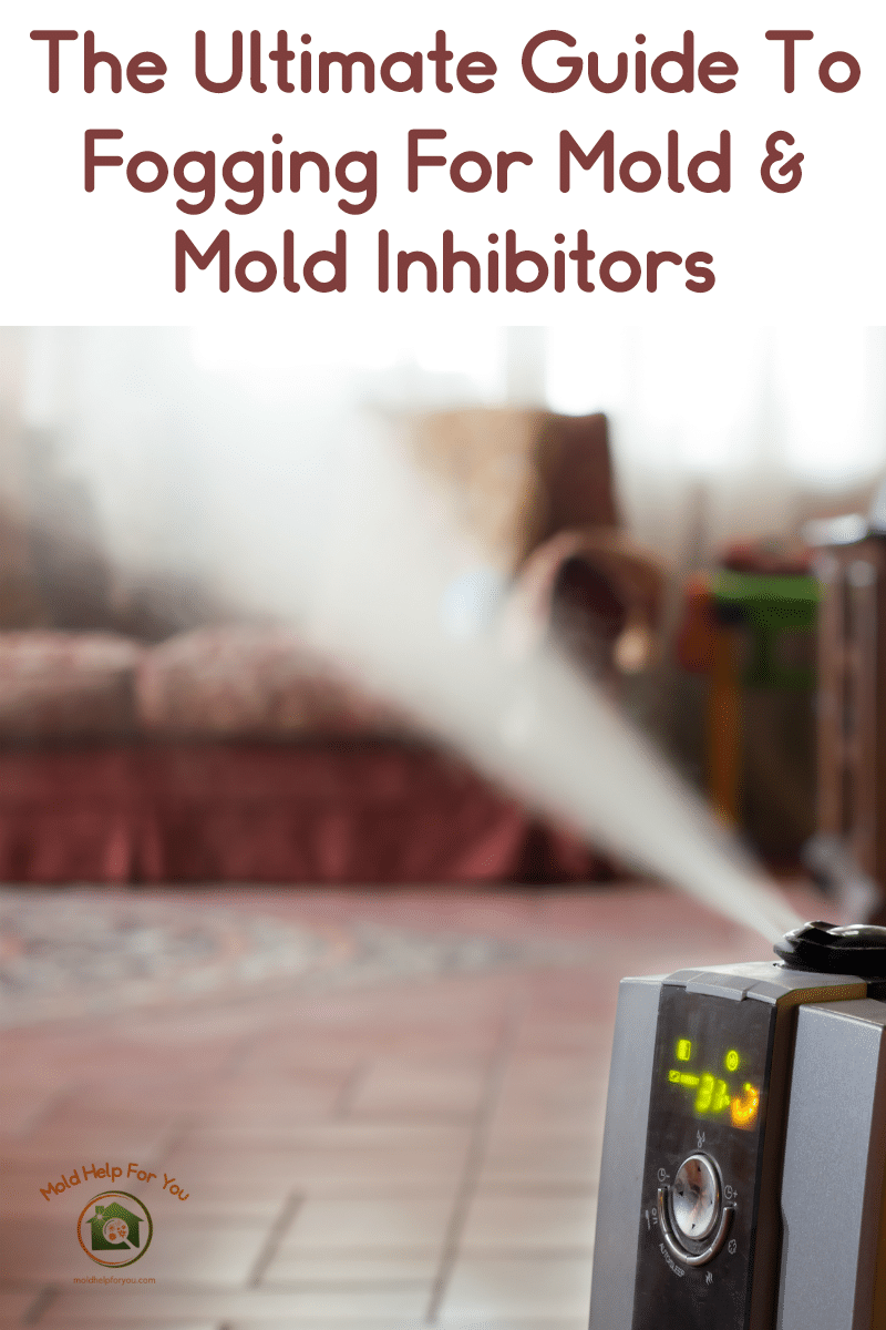 a mold control fogger in a living room