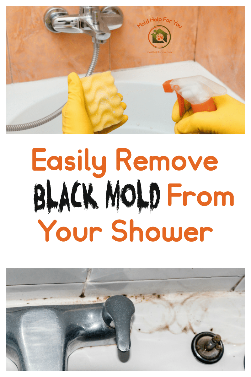 Black Mold In The Shower Here S How To, Best Way To Clean Bathtub Mold