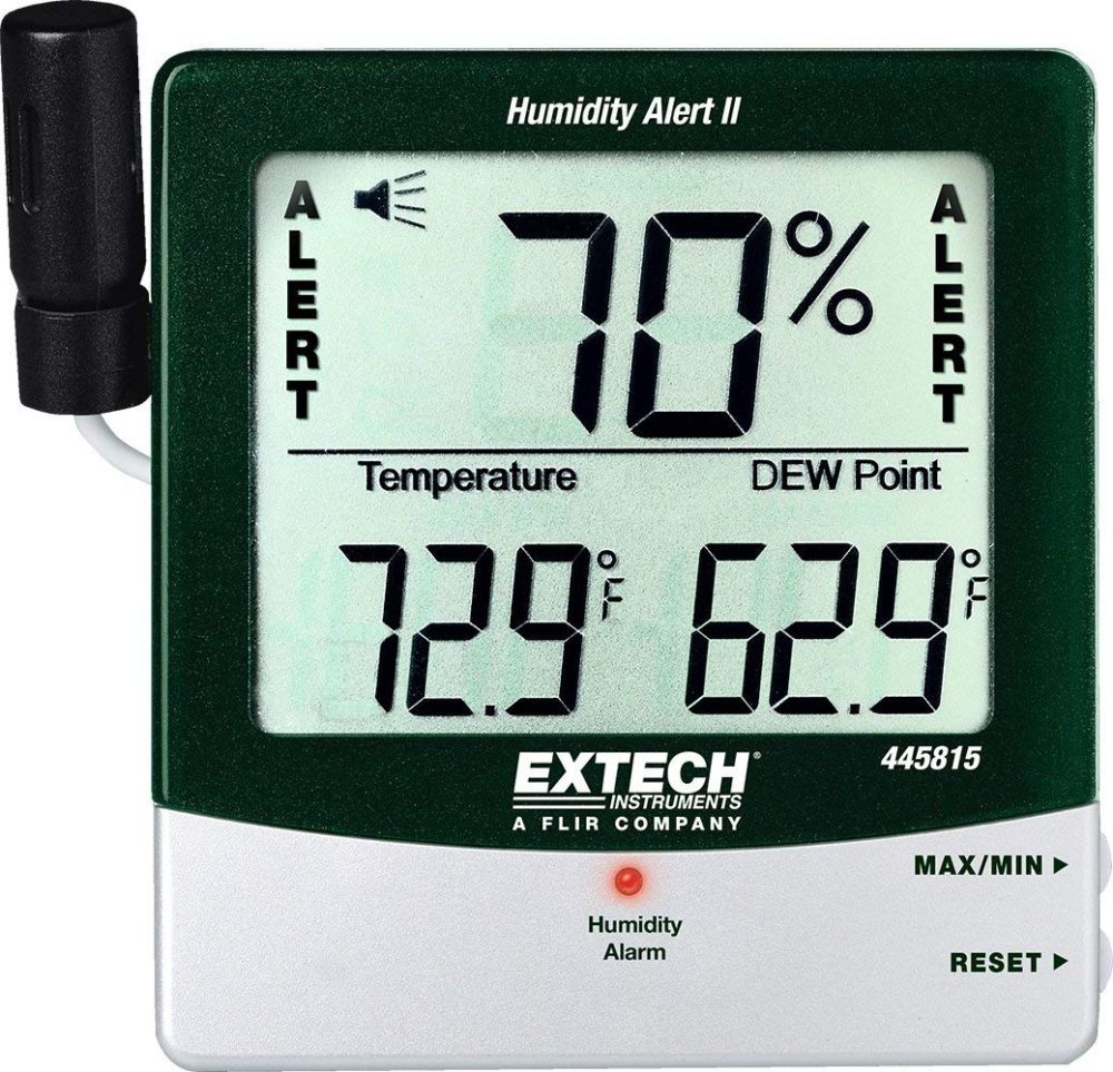 Extech 445815 Humidity Meter with Alarm and Remote Probe