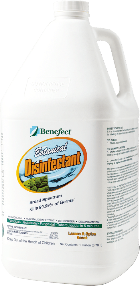 Benefect Botanical Disinfectant bottle