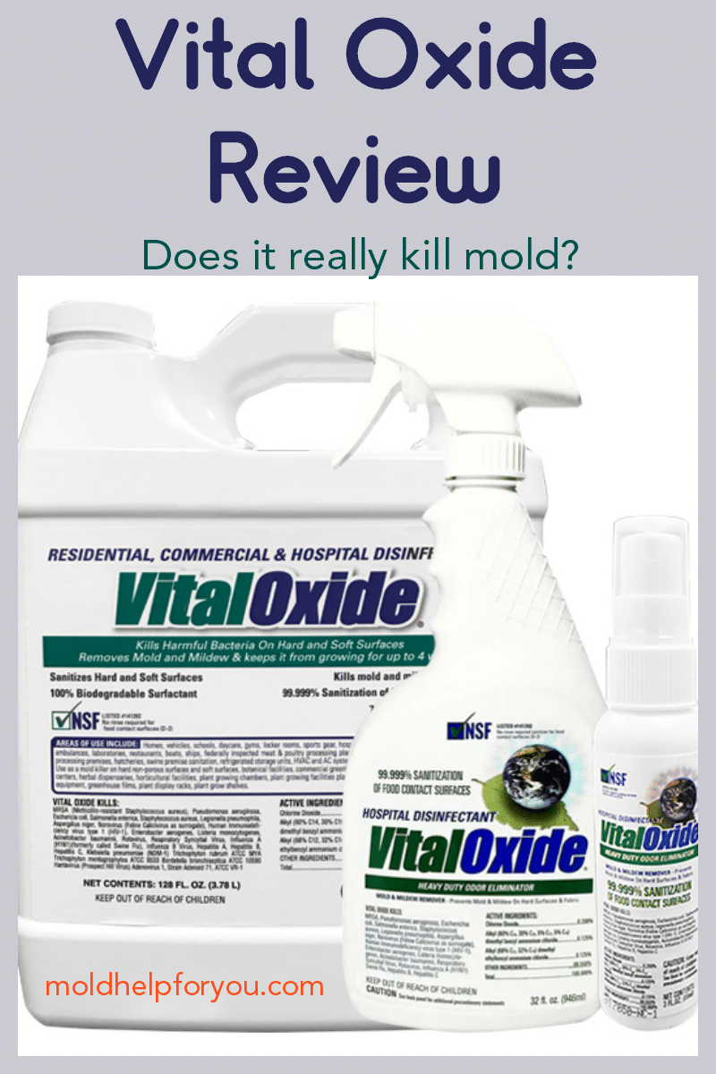 Collage of Vital Oxide products